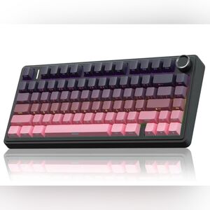 AULA F75 Pro Wireless Mechanical Keyboard,75% Hot Swappable Custom Keyboard,RGB